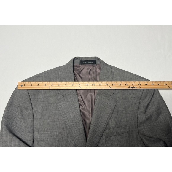Lauren Ralph Lauren Adult Size 42R Blazer Jacket 100% Wool Dark Gray Sports Coat - Picture 3 of 12